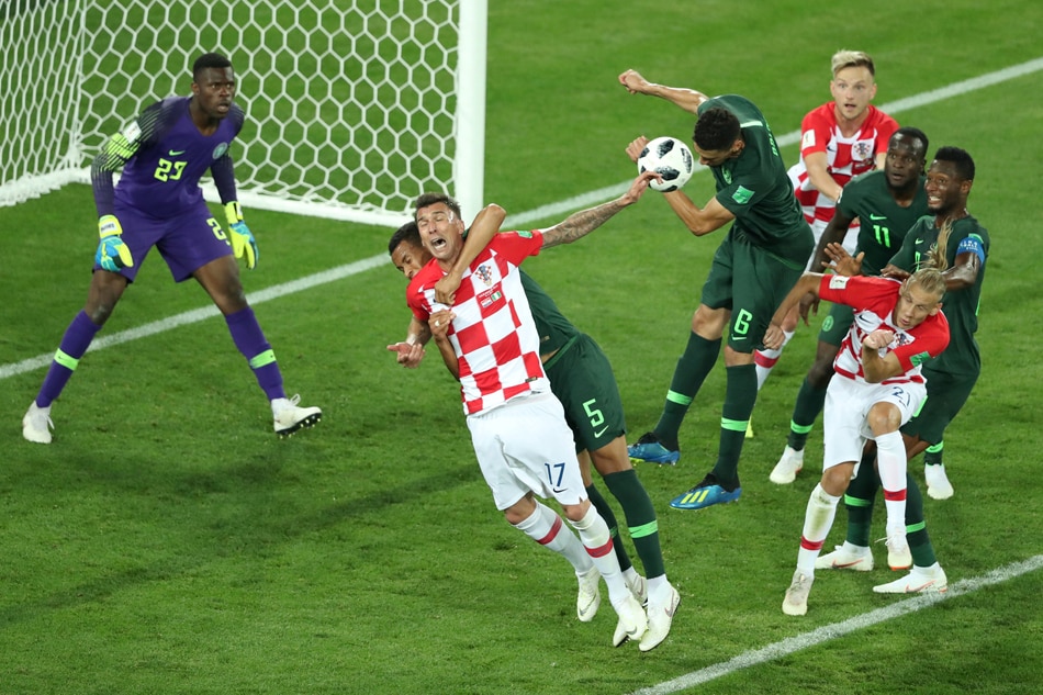 Image result for croatia 2-0 nigeria penalty gif