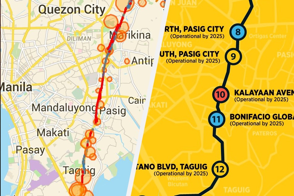 Manila Fault Line Map