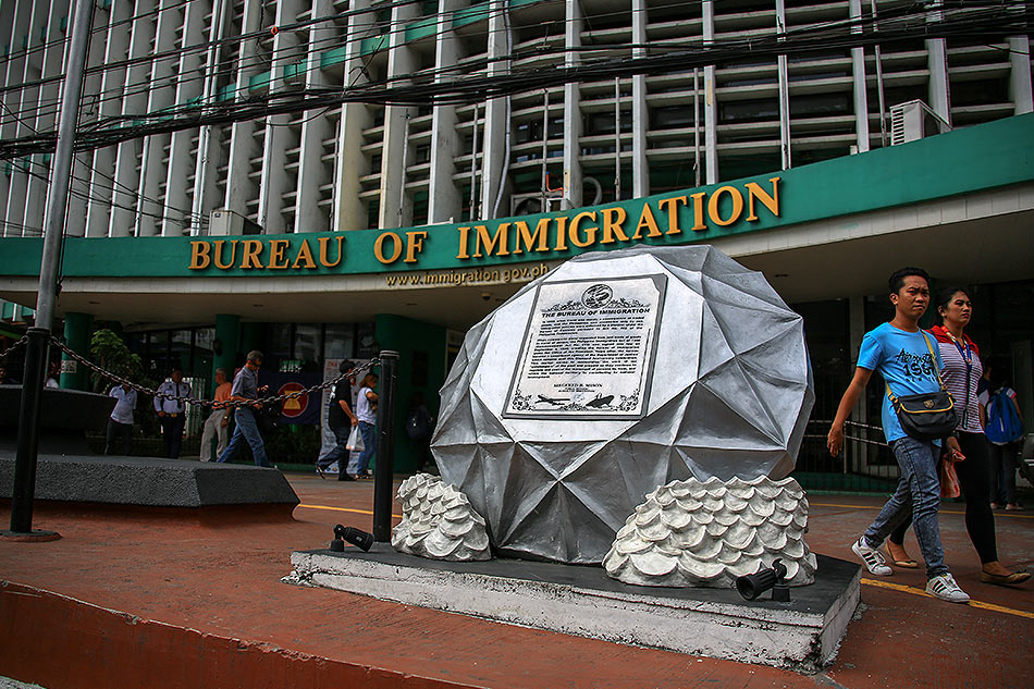 Bureau of Immigration Manila, November 10, 2016. Jonathan Cellona, ABS-CBN News/File.