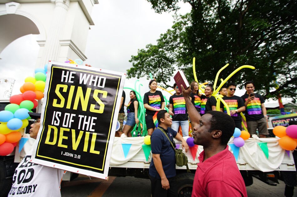 ‘Repent to God’: Hecklers crash Pride March in Marikina 1