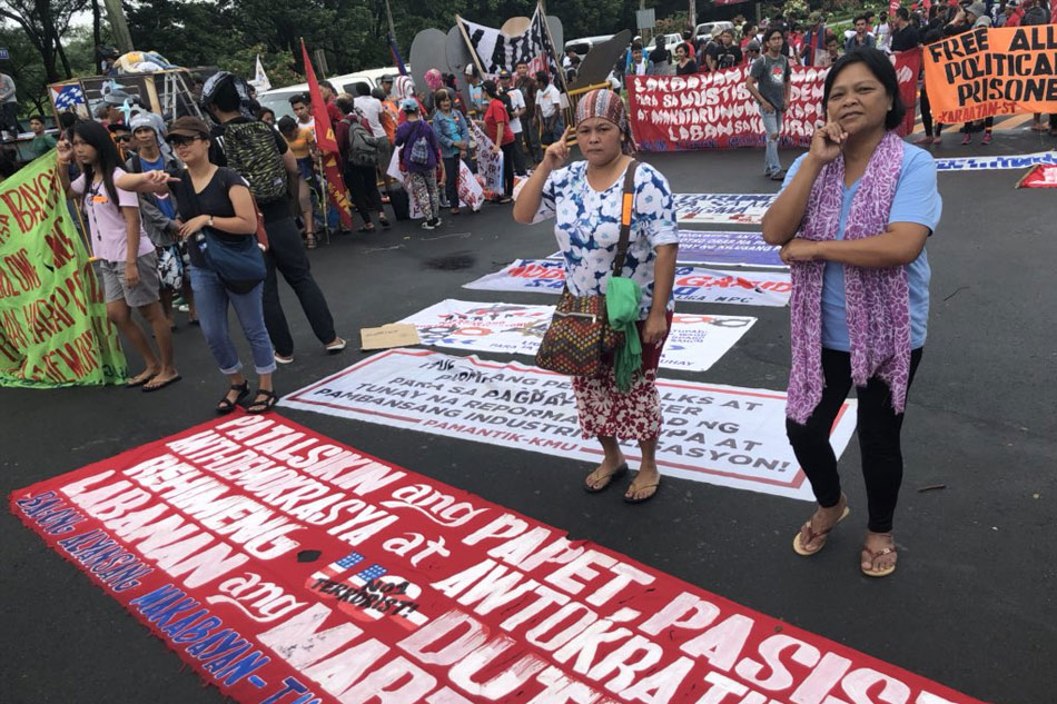 Activists protest killings, rising prices ahead of SONA | ABS-CBN News