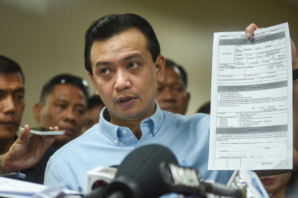 Trillanes, Facing Arrest, Says His Case A Test For PH Democracy | ABS ...