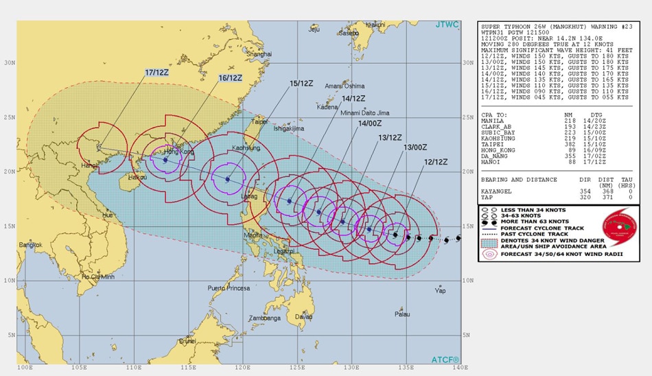 LOOK: Typhoon Ompong, Metro Manila at night | ABS-CBN News