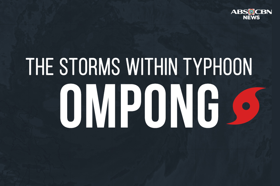 The storms within typhoon Ompong