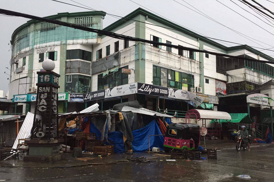 Damaged Structures In Laoag Abs Cbn News