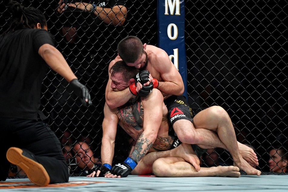 Brawls overshadow Khabib&#39;s UFC title win over McGregor 1