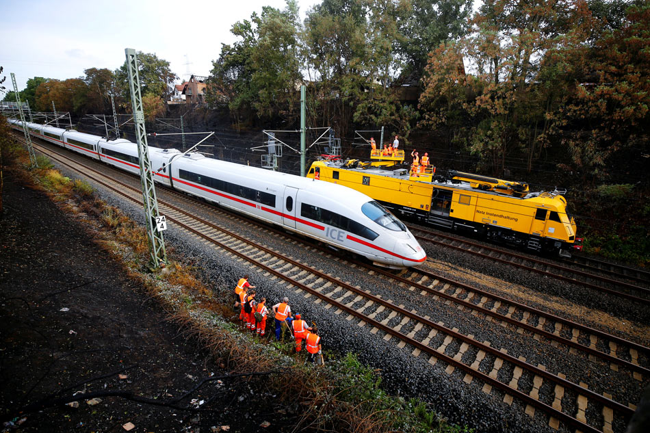 Flames engulf German highspeed train ABSCBN News