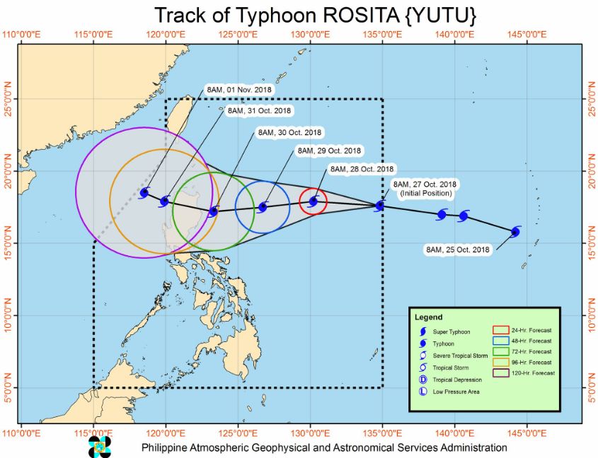 &#39;Like Ompong&#39;: Rosita intensifies, to make landfall in Cagayan, Isabela Tuesday 1