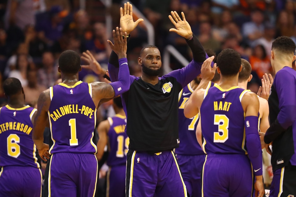 LeBron James and L.A. Dodgers team up to make Dodger Stadium a