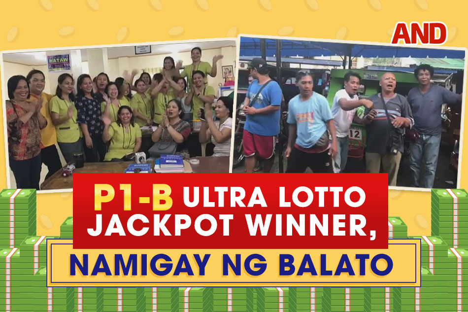 P1-B Ultra Lotto Jackpot Winner, Namigay Ng Balato | ABS-CBN News