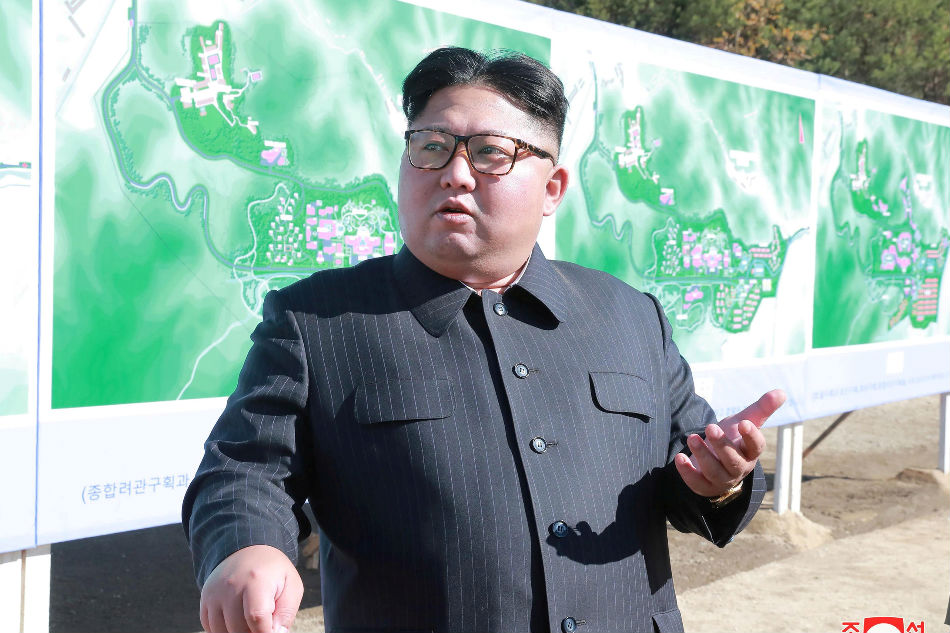 Hasil gambar untuk Kim Jong Un inspects test of new â€œtacticalâ€ weapon: KCNA