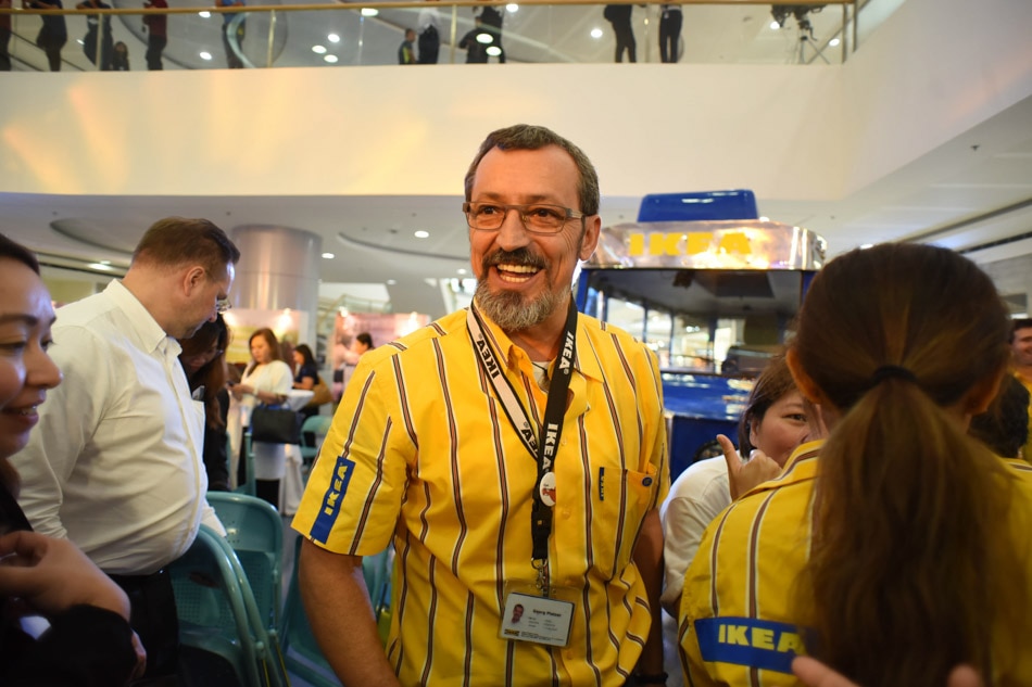 Future IKEA Philippines Store Manager Georg Platzer during the press launch of the IKEA store at the Mall of Asia Complex in Pasay City, November 20, 2018. Image: George Calvelo / ABS-CBN News