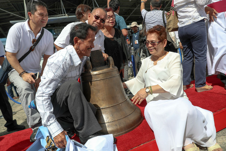 'Indescribable feeling,' says descendant of Filipino who rang Balangiga bell in 1901 'Indescribable feeling,' says descendant of Filipino who rang Balangiga bell in 1901