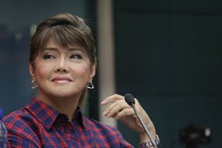 Imee Marcos wants coronavirus special risk pay for media personnel