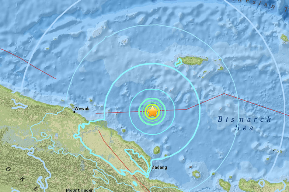 M6.3 earthquake strikes off the coast of Papua New Guinea ABSCBN News