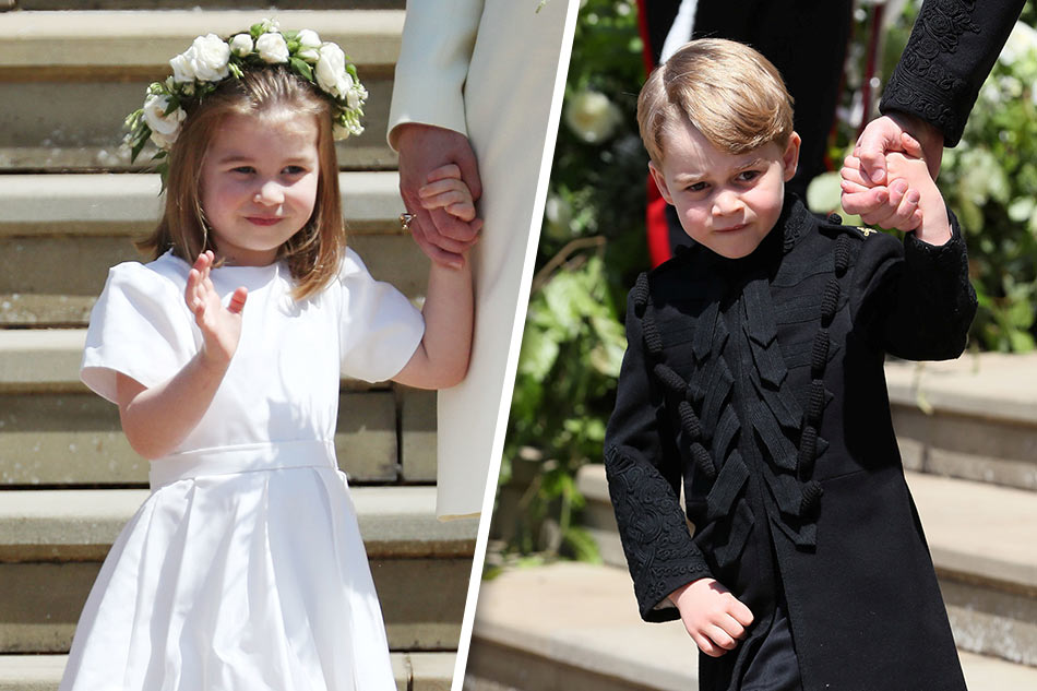 IN PHOTOS: Prince George, Princess Charlotte at the royal wedding | ABS ...