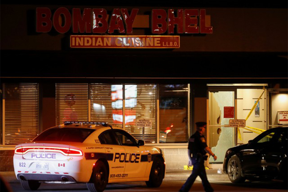 Police Seeking Two Suspects After Bombing of Indian Restaurant in Canada