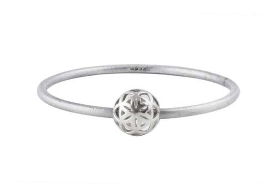 Turning S Into Bracelets As Laos Villagers Wait For Safe Land Spheric Seed Of Life Bangle Image From Article22 Website