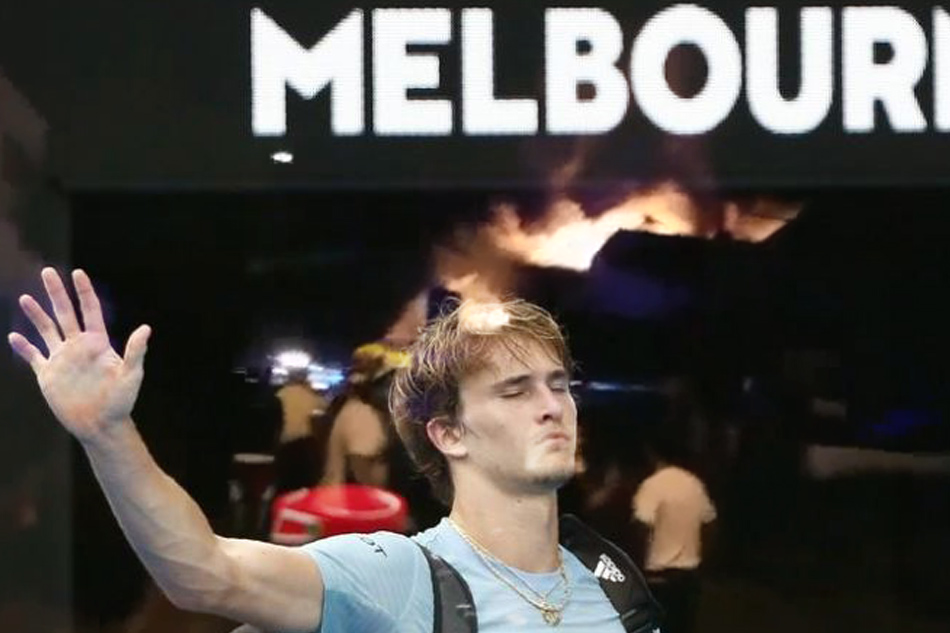 Alexander Zverev dismantles his racket as he crashed out of Australian Open Alexander Zverev dismantles his racket as he crashed out of Australian Open
