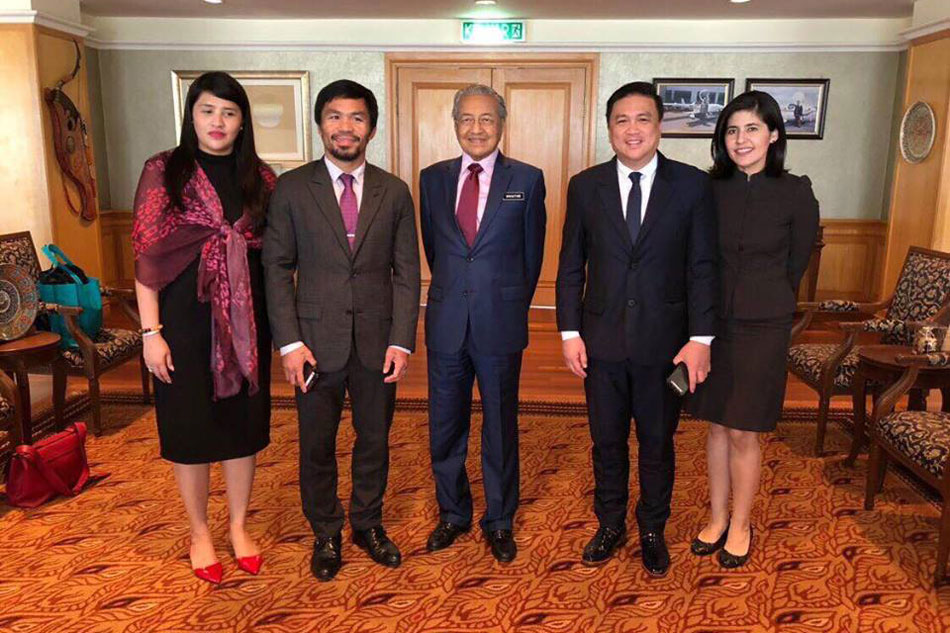 Image result for Manny Pacquiao meet Tun Dr Mahathir