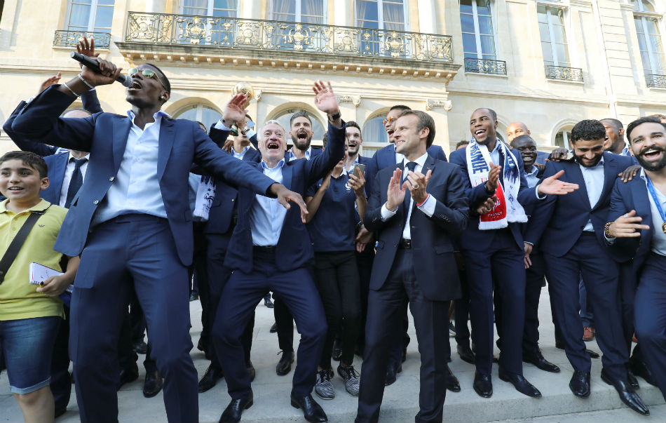 Image result for France gives World Cup winners a heroesâ welcome home