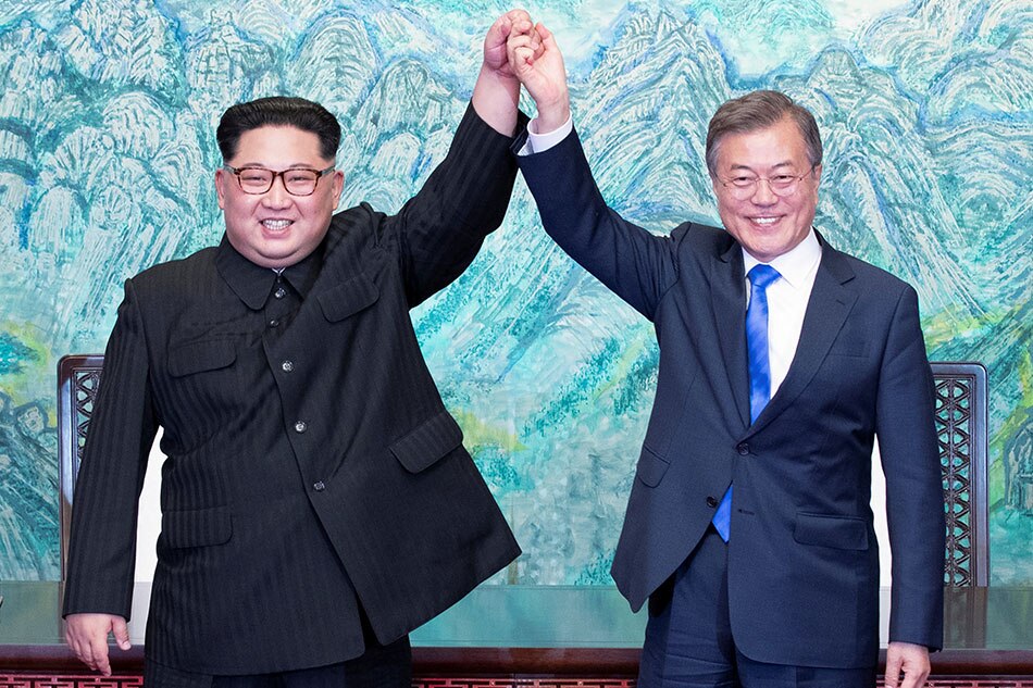 When Kim met Moon: The historic Korean summit in photos 7