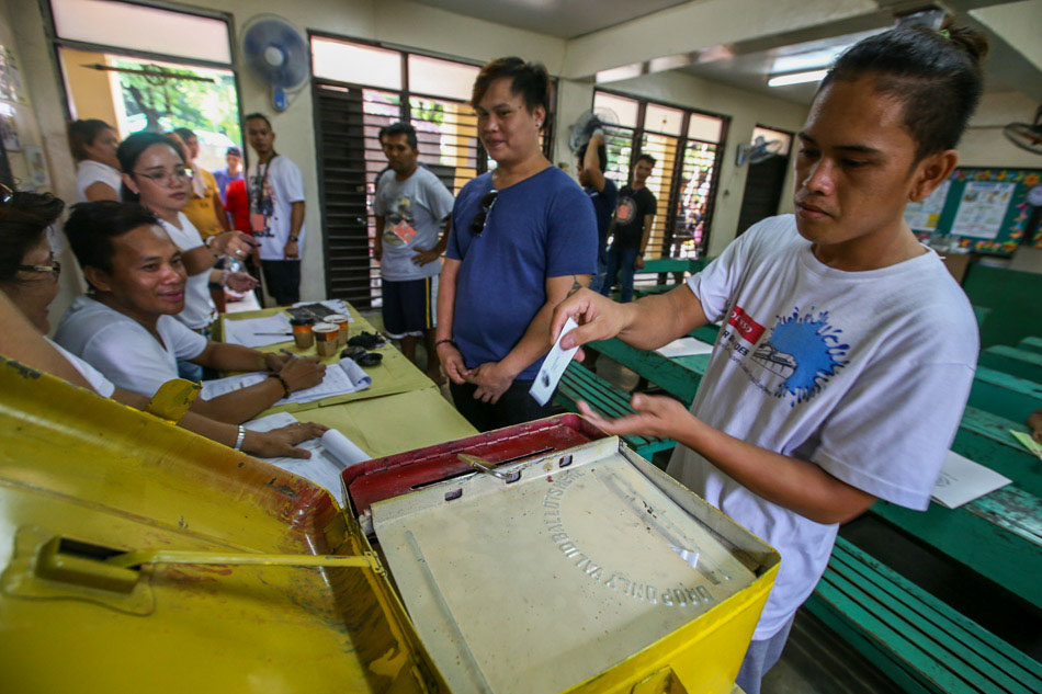 SLIDESHOW: The 2018 barangay, Sangguniang Kabataan elections 16