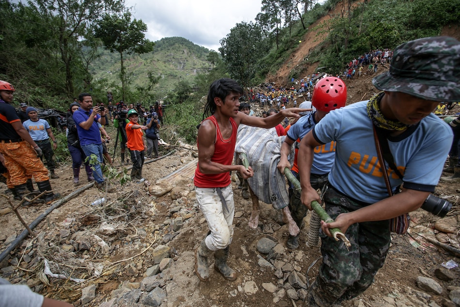 Gov't gathers experts in frantic search for Benguet landslide survivors ...