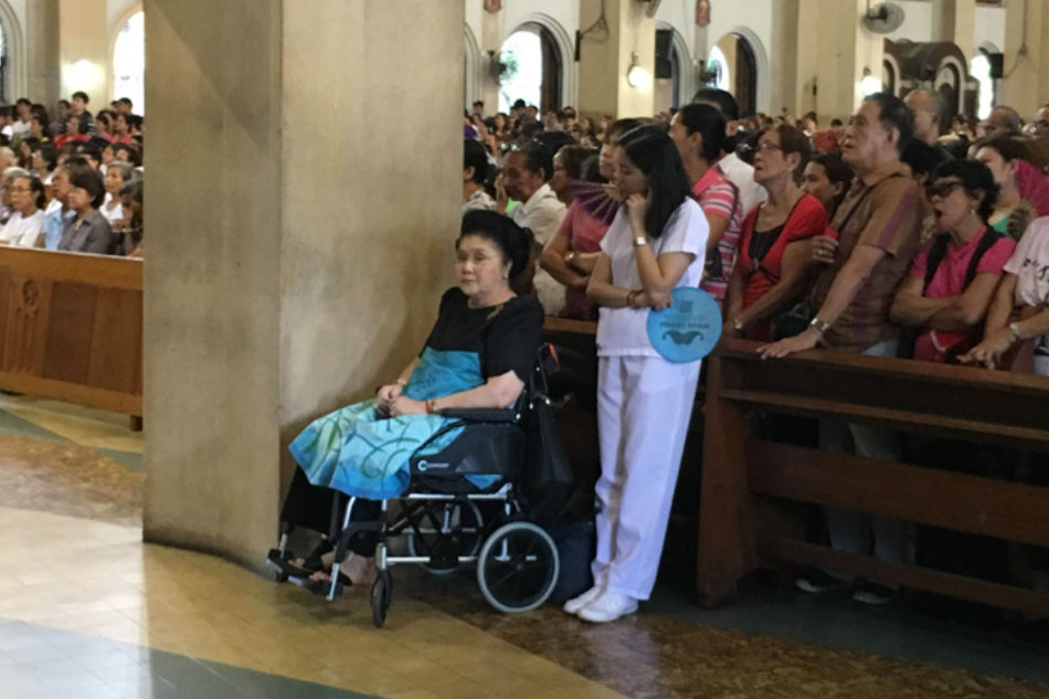 Imelda Marcos Attends Mass For Martial Law Victims | ABS-CBN News