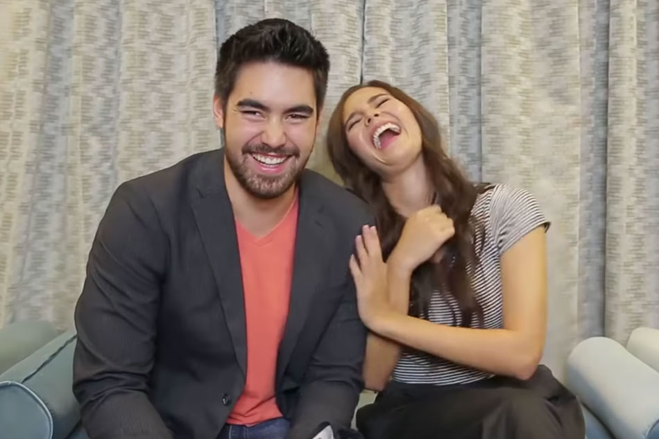 VIRAL Catriona can’t stop laughing in ‘kilig’ interview with boyfriend Clint ABSCBN News