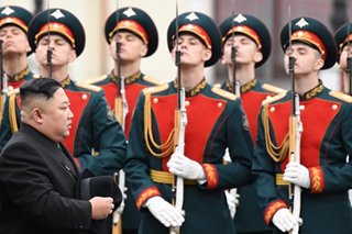 Russia welcomes Kim