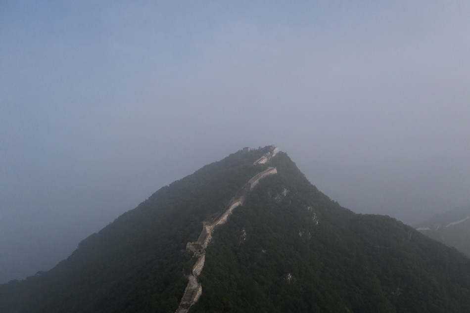 Great Wall of China. Kuha ng Agence France-Presse