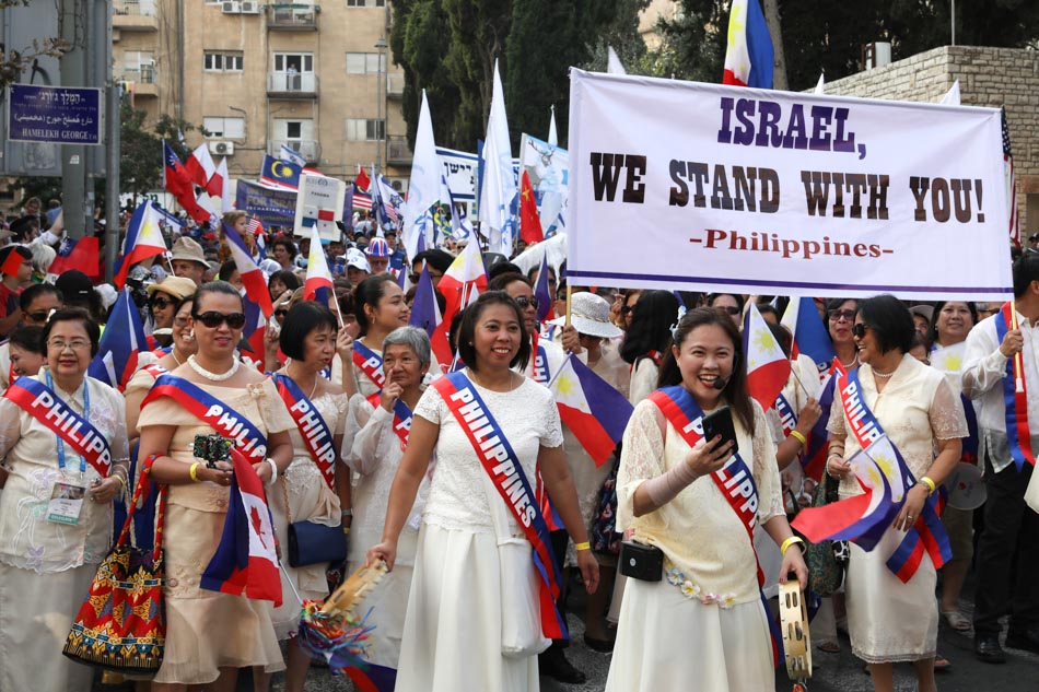 Filipinos show love for Israel