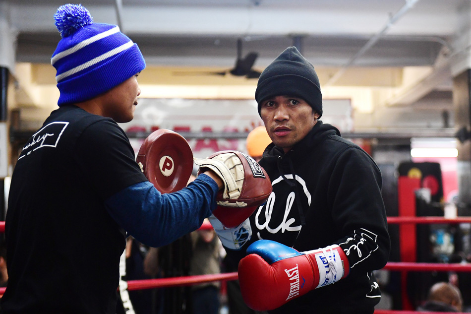 Marlon Tapales of the Philippines works out at Gleason