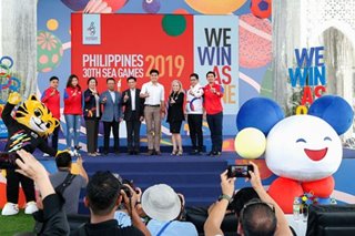 'Apoy' na simbolo ng pag-host ng SEA Games pormal nang ipinasa sa PH