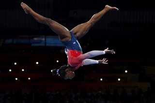 Biles breaks world record in women gymnastics