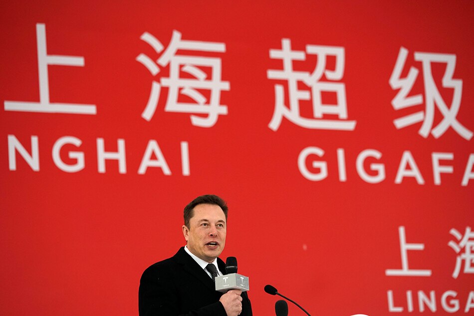 Tesla&#39;s Musk to break ground on Shanghai factory 1