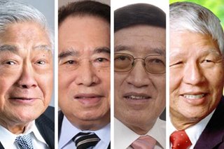 Filipino tycoons pass on, signal changing of the guard
