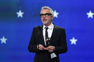 Cuaron's 'Roma' a top winner at the Critics' Choice Awards