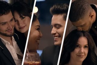 Billy Crawford, James Reid, Marcus Davis with their partners in 'Filipina Girl' music video