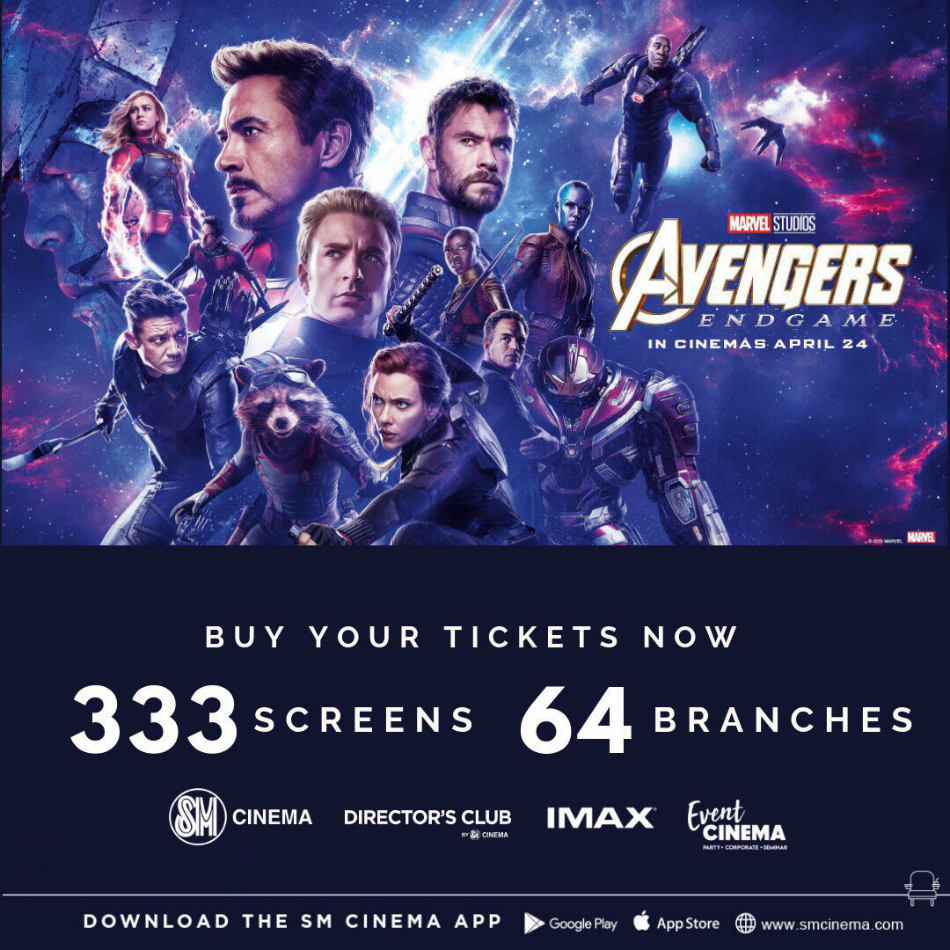 These PH cinemas will screen 'Avengers: Endgame' 24 hours a day during  opening week