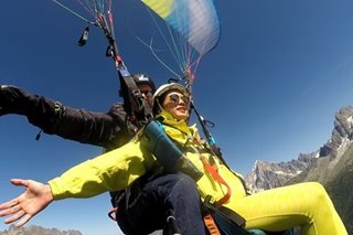 Isabelle Daza, sumabak sa skydiving