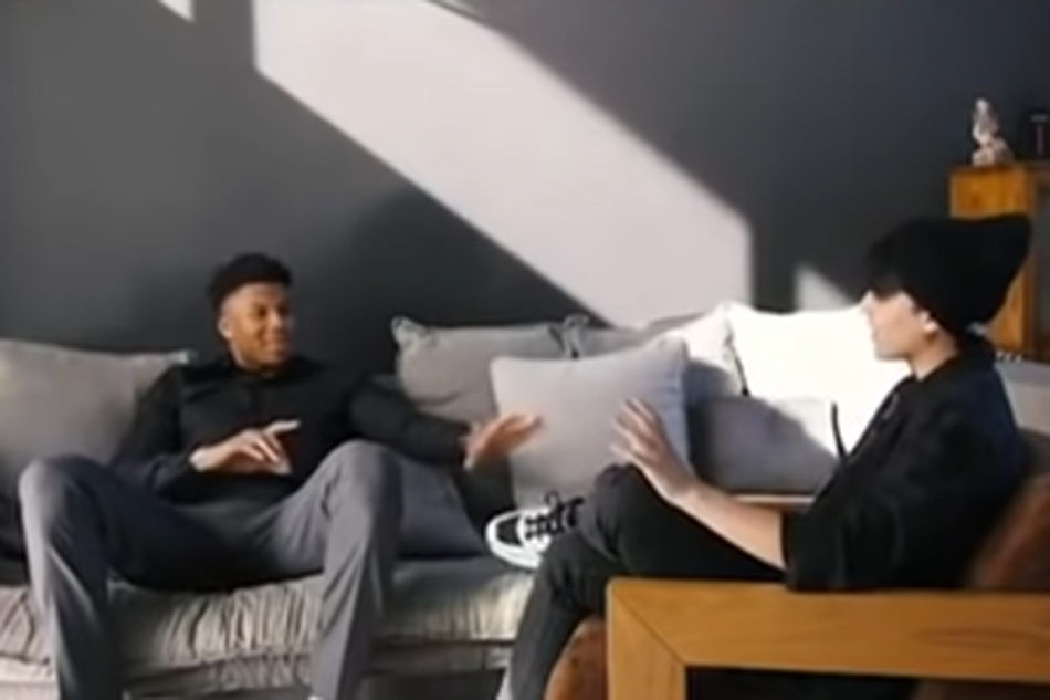 Edward Barber, nakapanayam si Giannis Antetokounmpo