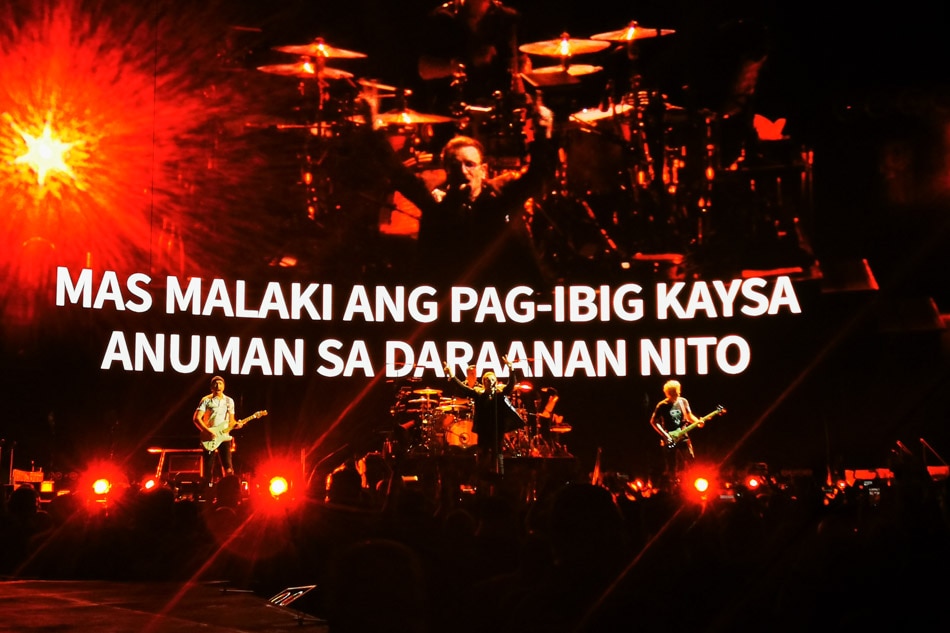 IN PHOTOS: After 4 decades, U2 holds first PH concert 15