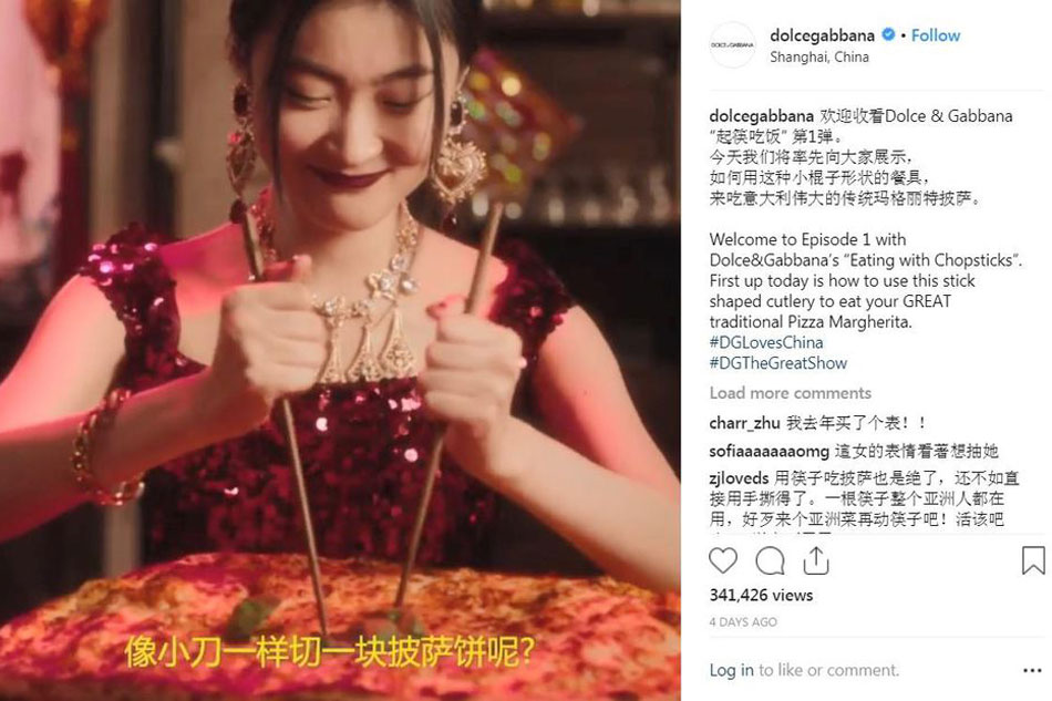 Chinese Dolce & Gabbana model apologizes for part in race row | ABS-CBN ...