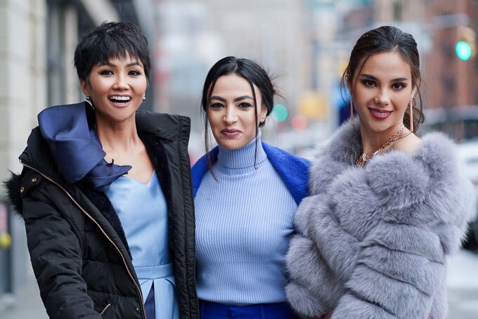 LOOK: Catriona Gray turns New York streets into her own catwalk | ABS ...