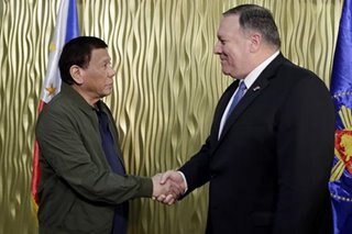 Duterte meets US Secretary of State Pompeo