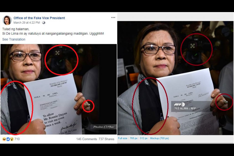 FACT CHECK: No, this photo does not show De Lima petitioning the SC to allow visits from her ex-lover 3