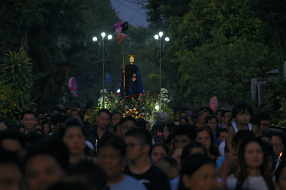 LOOK: La Santa Muerte leads Holy Week procession in Cebu 10