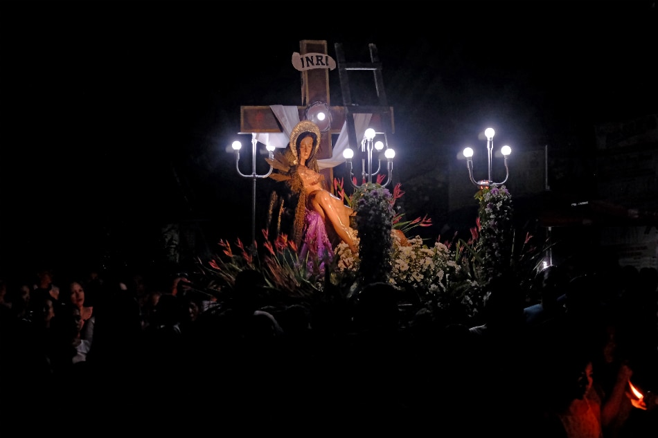 LOOK: La Santa Muerte leads Holy Week procession in Cebu 11